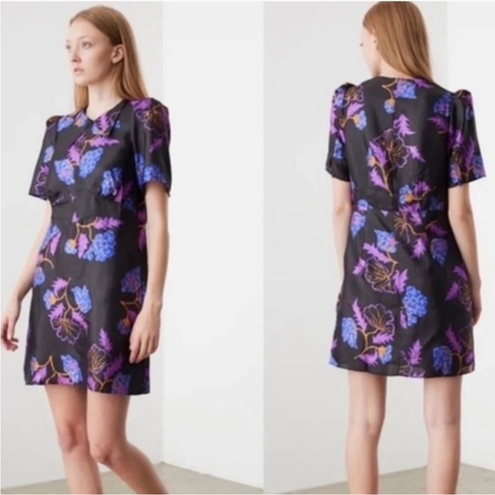 Baum Und Pferdgarten Black Floral Dress 36 (US6)